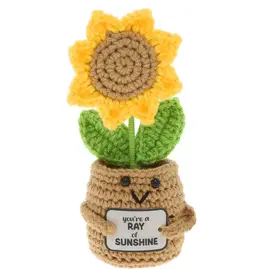 Crocheted Mini - sunflower