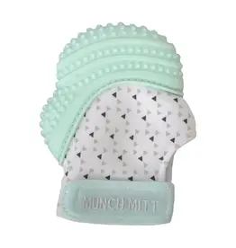 Munch Mitt -mint green triangles