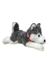 Floppy Grey Husky w/ Red Canada Ribbon