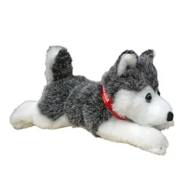 Floppy Grey Husky w/ Red Canada Ribbon