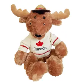 Happy Moose w/Hat & Canada Sweater