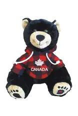 Smiley Black Bear w/ Red Jack Hoody - Canada