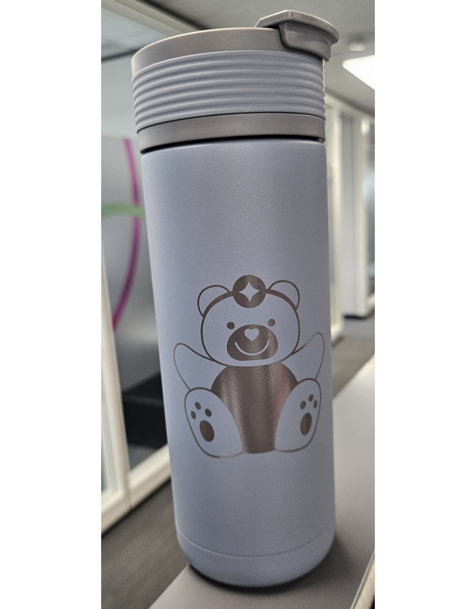 Stollery Travel  2 in 1 Tumbler - Asobu slate grey