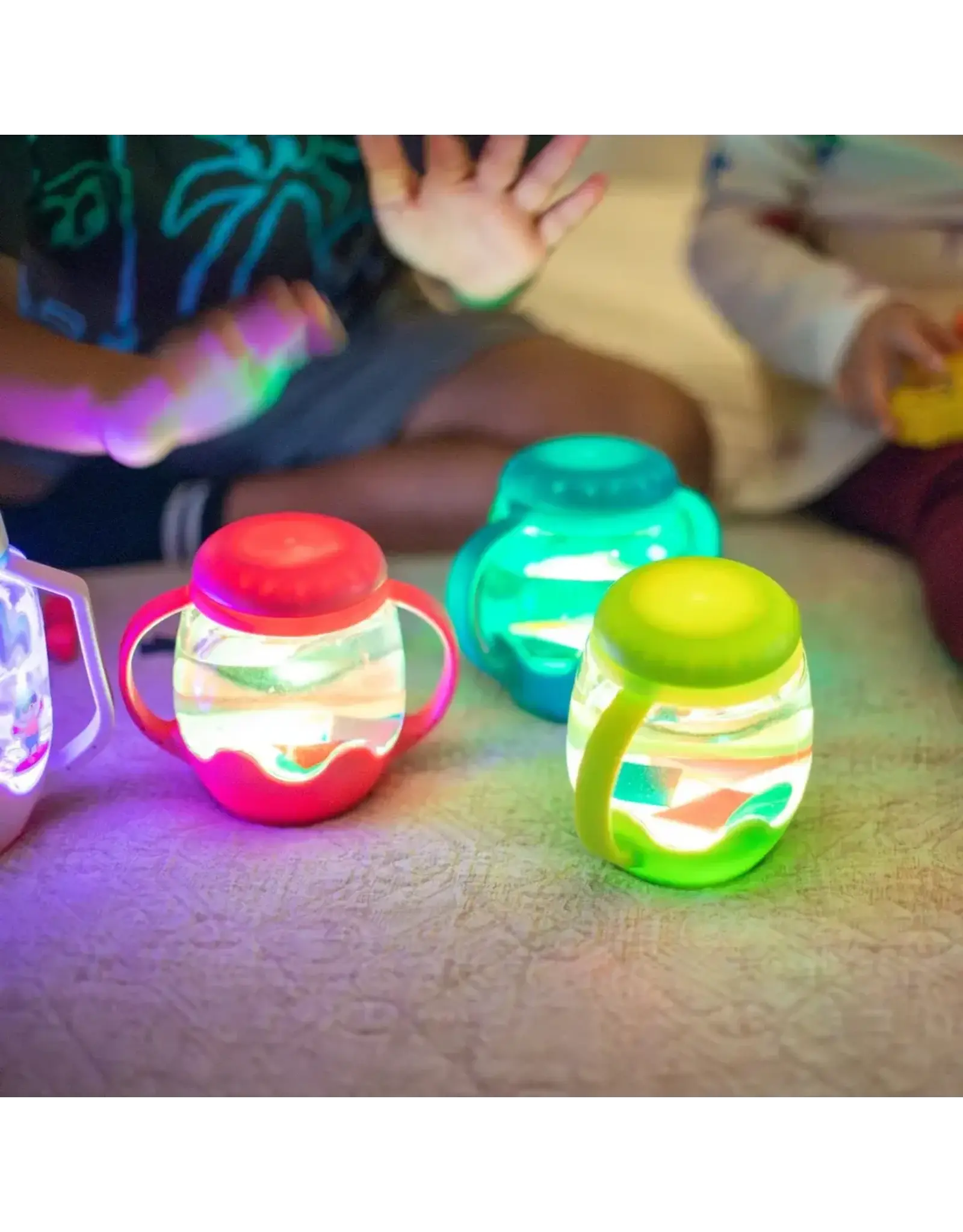 Glo Pals - Mini Sensory Play Jar - gumdrop