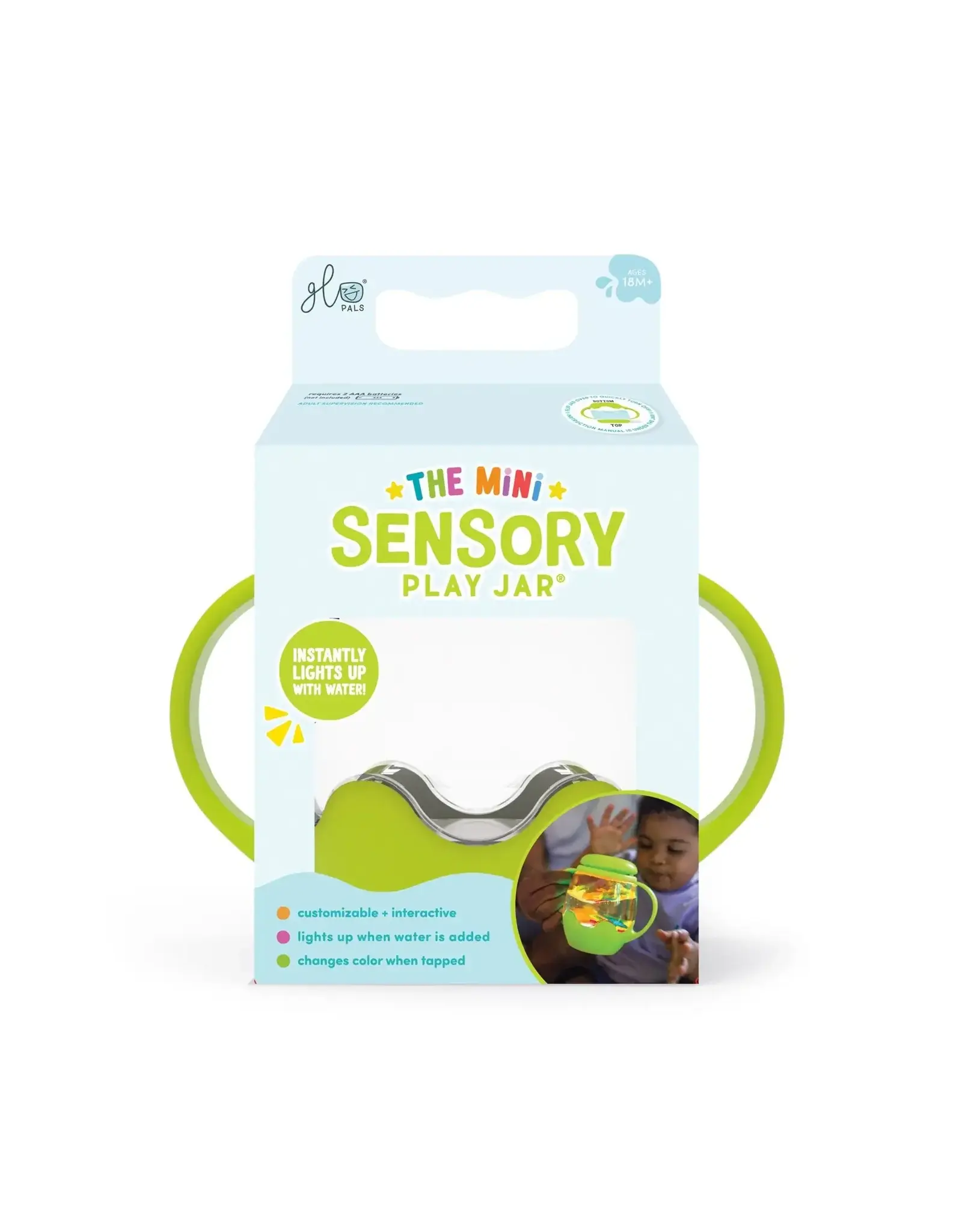 Glo Pals - Mini Sensory Play Jar - firefly