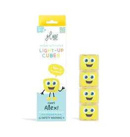 Glo Pals - Light up Cubes - Alex - Yellow
