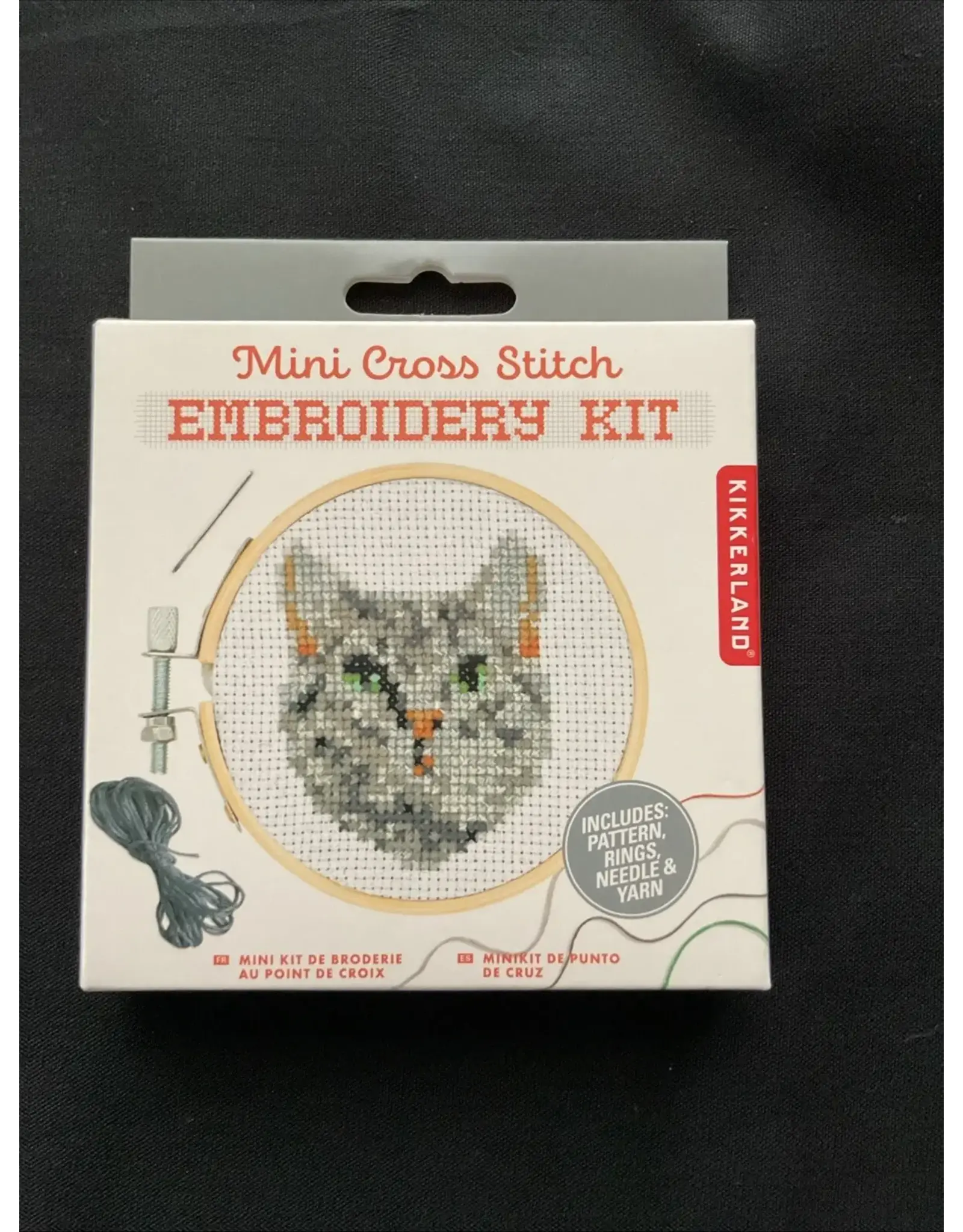 Mini Cross Stitch Kit - kitty cat