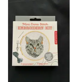 Mini Cross Stitch Kit - kitty cat
