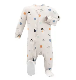 Bamboo Pajama - winter whimsy