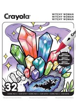 Crayola - 32 Pages Adult Colouring Book, Witchy Woman