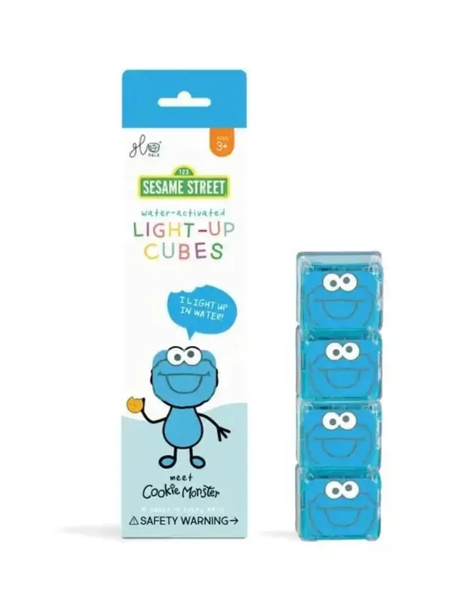 Glo Pals - Light up Cubes - Cookie Monster