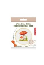 Mini Cross Stitch Kit - mushroom