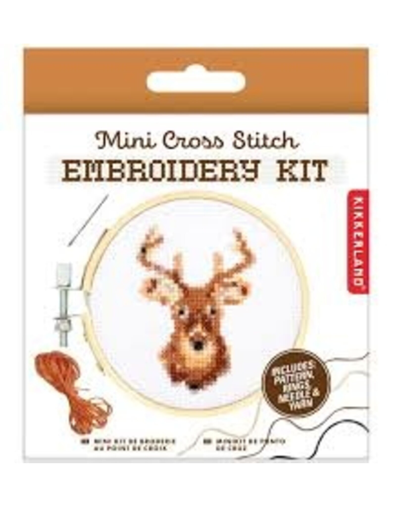 Mini Cross Stitch Kit - deer