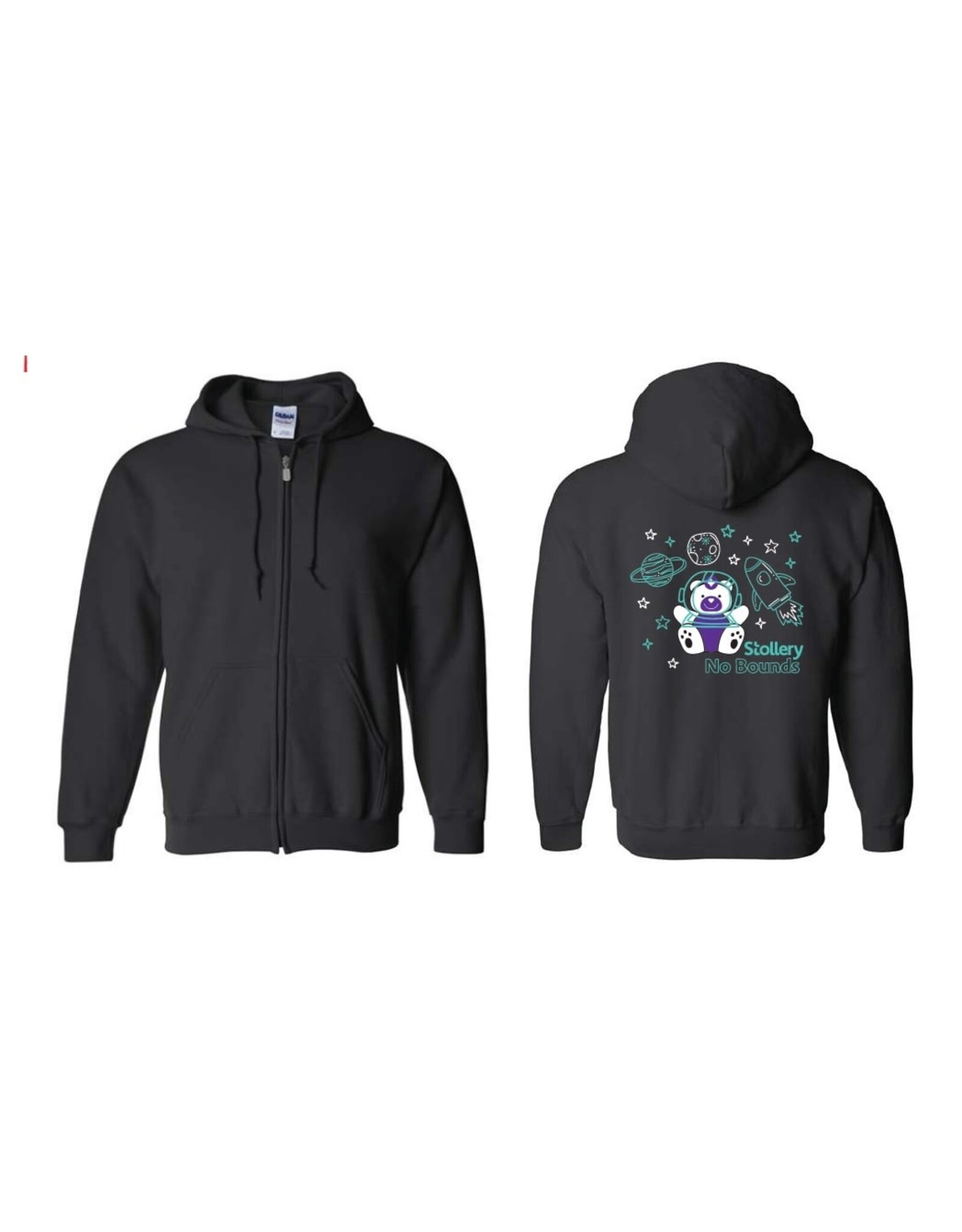 Stollery Adult No Bounds Hoodie Black