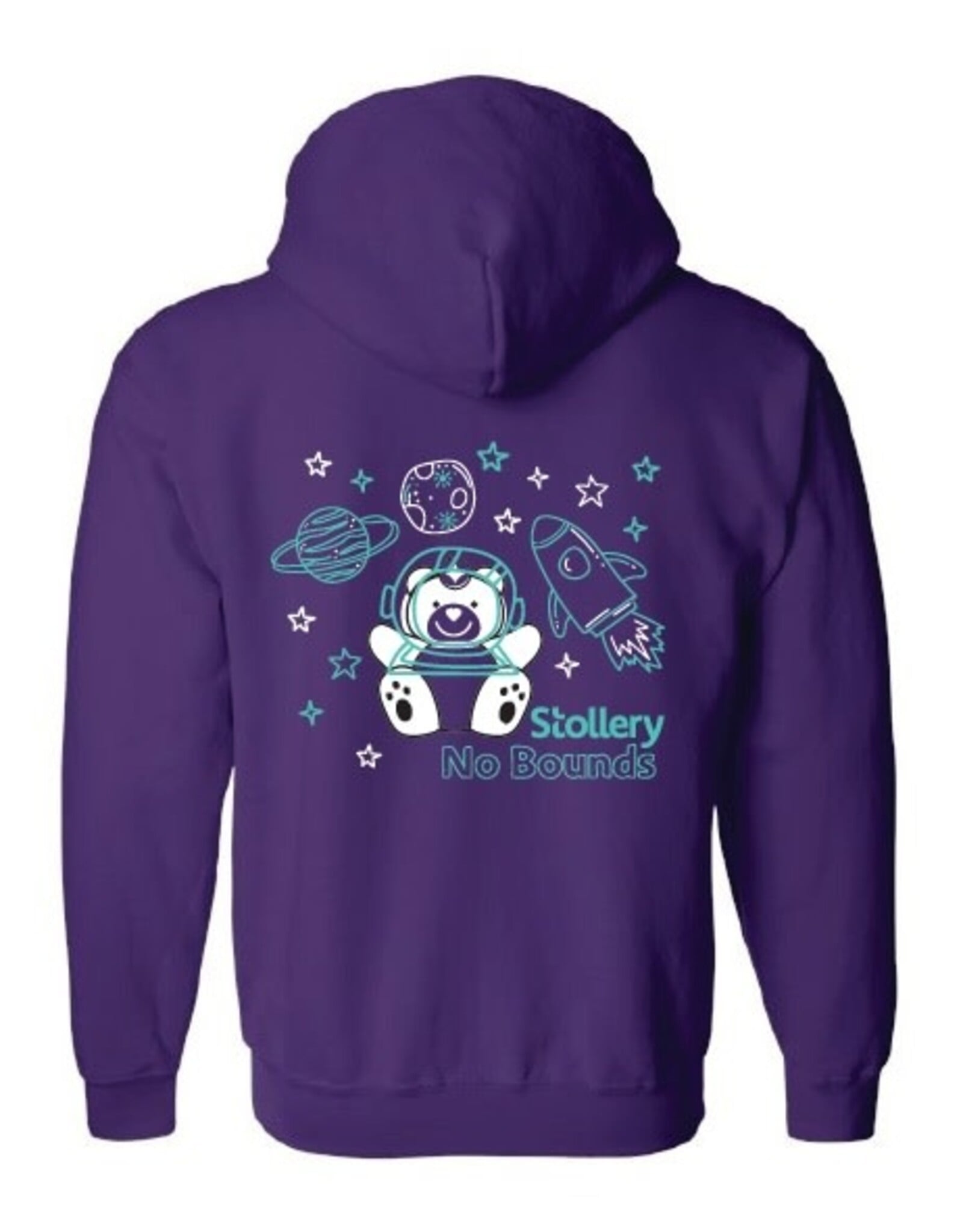 Stollery Adult No Bounds Hoodie Purple