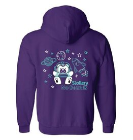 Stollery Adult No Bounds Hoodie Purple