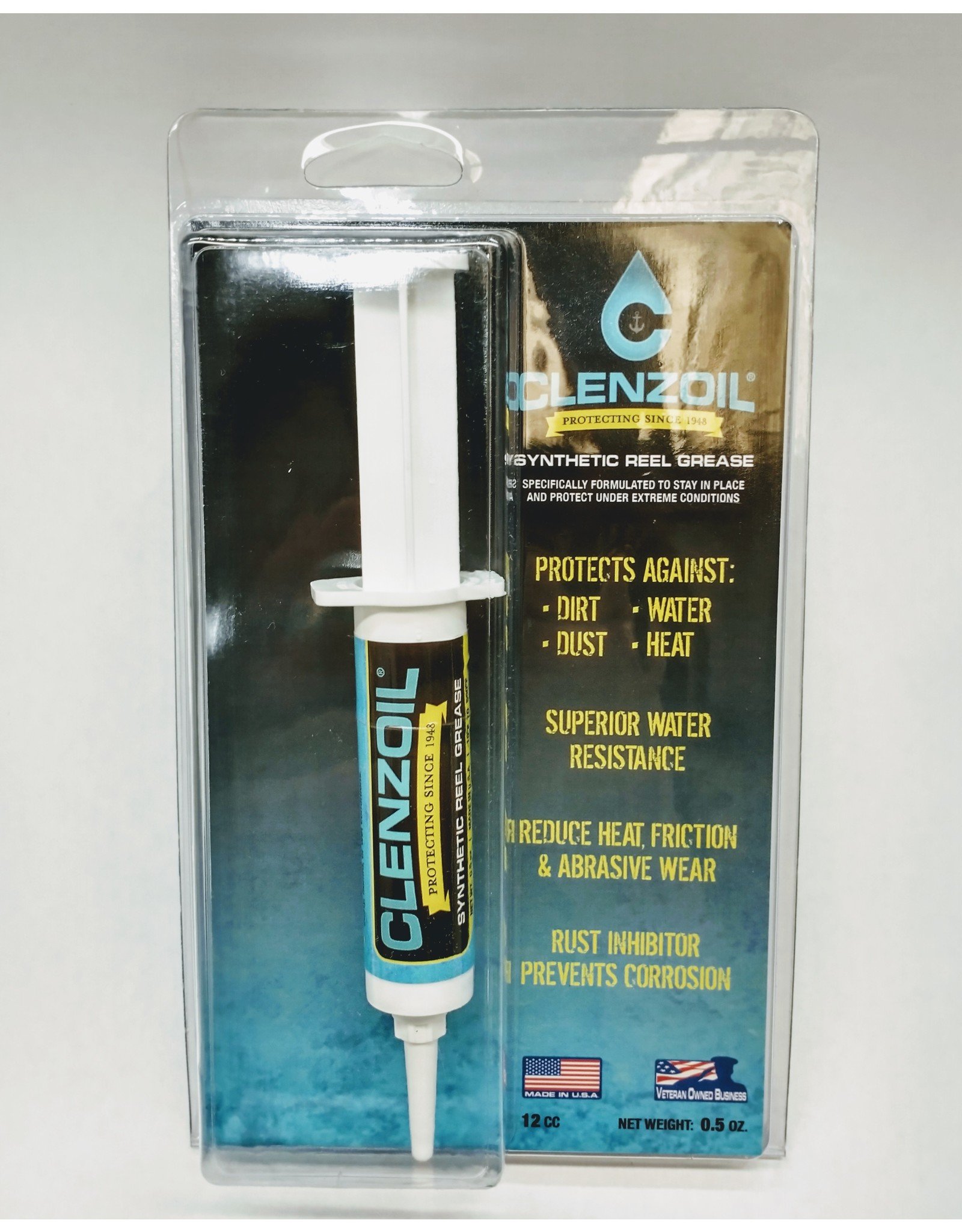 CLENZOIL CLENZOIL Synthetic Reel Grease Syringe (0.5oz)