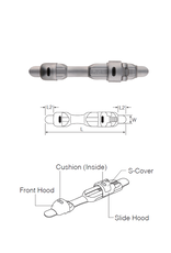 Fuji Fuji Plate Reel Seat