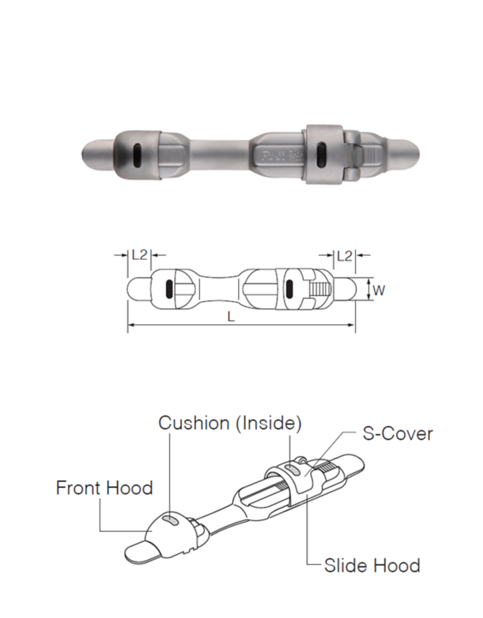 Fuji Fuji Plate Reel Seat