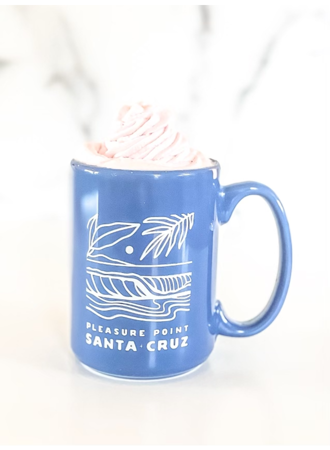 Ocean Blue PP Santa Cruz Wave 15oz Mug