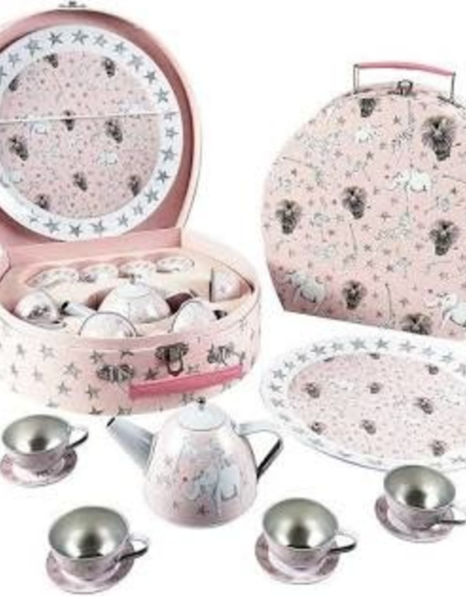 tin tea party set
