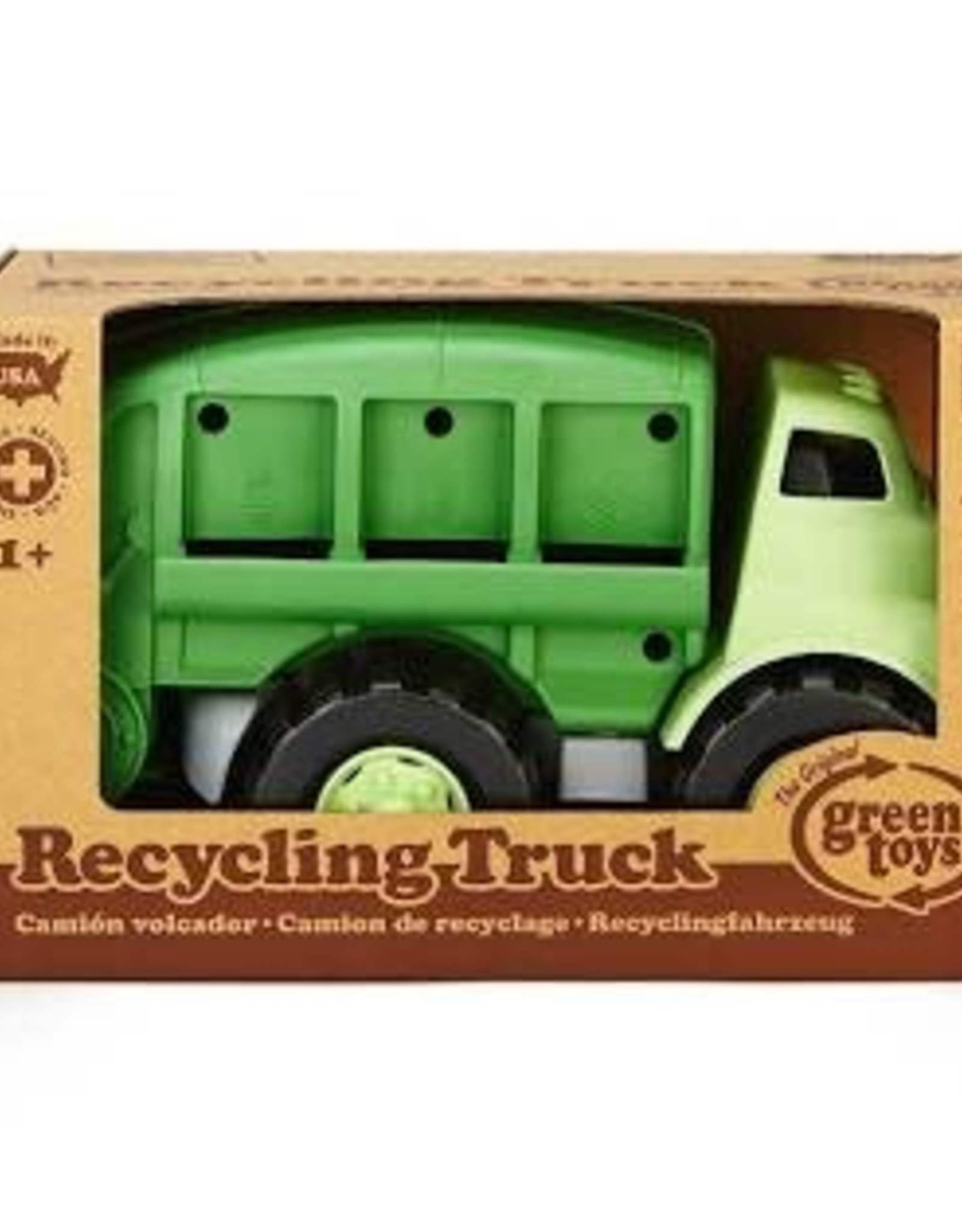green toys recycling truck