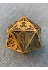 Kraken Dice - Fullmetal Gothik Brass Goliath D20