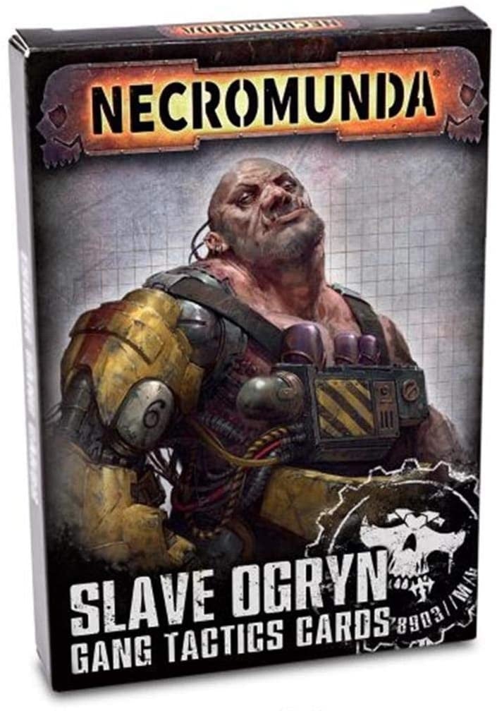 Necromunda Slave Ogryn Gang Tactics Cards Games Workshop 