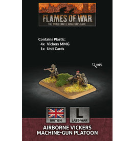 BATTLEFRONT MINIATURES FOW: Bri: Airbourne Vickers Machine-gun Platoon