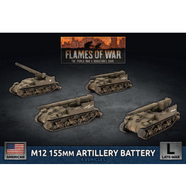 FLAMES OF WAR FOW: US: M12 155mm Artillery Battery