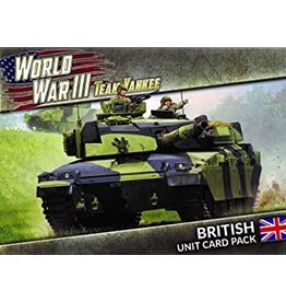 FLAMES OF WAR Team Yankee: WWIII: British Unit Card Pack