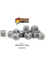 WARLORD GAMES BA: Orders Dice - Grey (12)