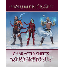 MONTECOOK GAMES NUMENERA: CHARACTER SHEETS