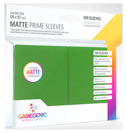 Gamegenics GG: Matte Prime Sleeves - Green (100)