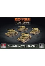 BATTLEFRONT MINIATURES Armorured AA Tank Platoon (x4)