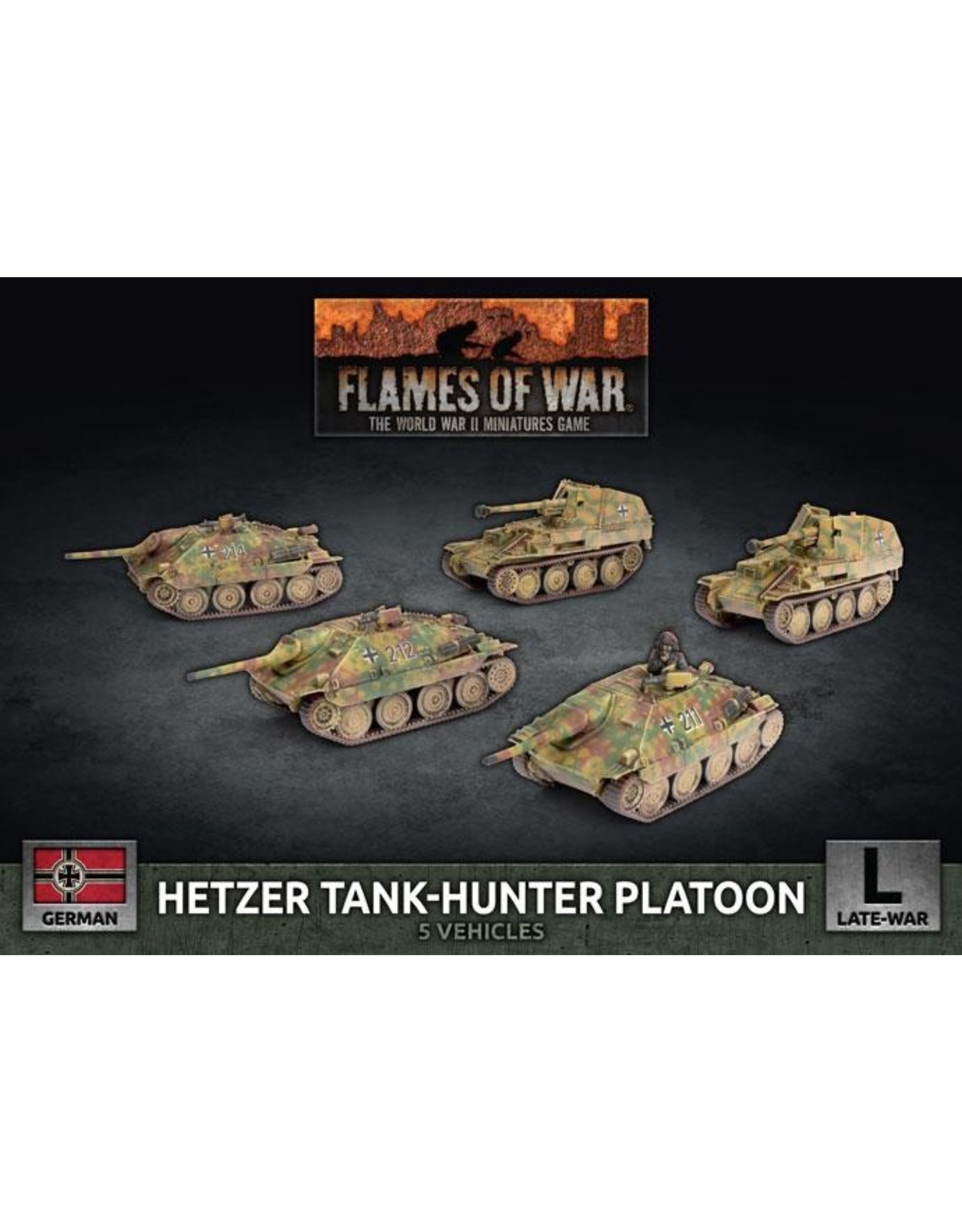BATTLEFRONT MINIATURES Hetzer Tank-Hunter Platoon