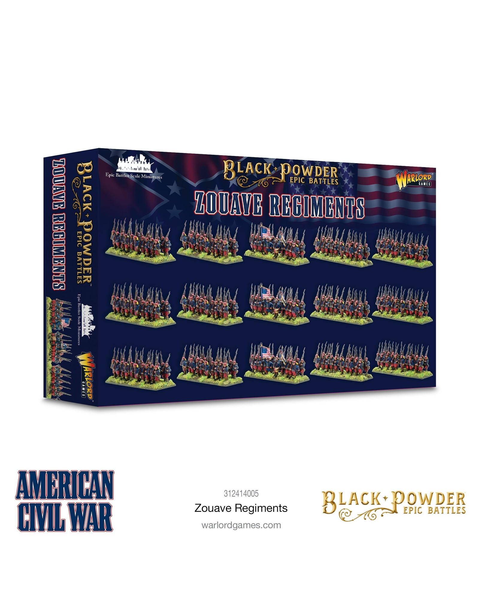 WARLORD GAMES Epic Battles: ACW Zouaves Brigade