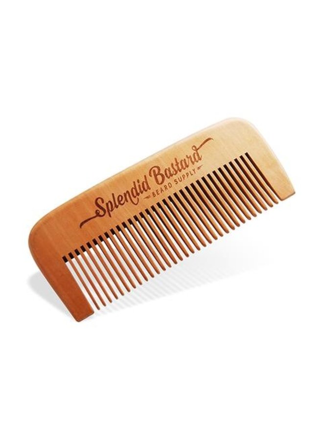 Beard Comb Peachwood