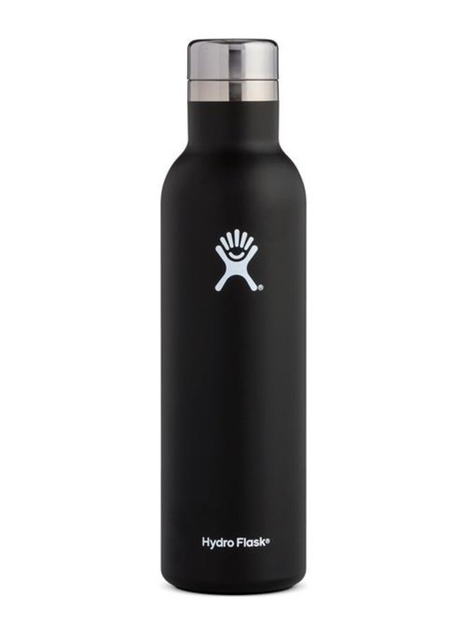 25oz wine bottle black