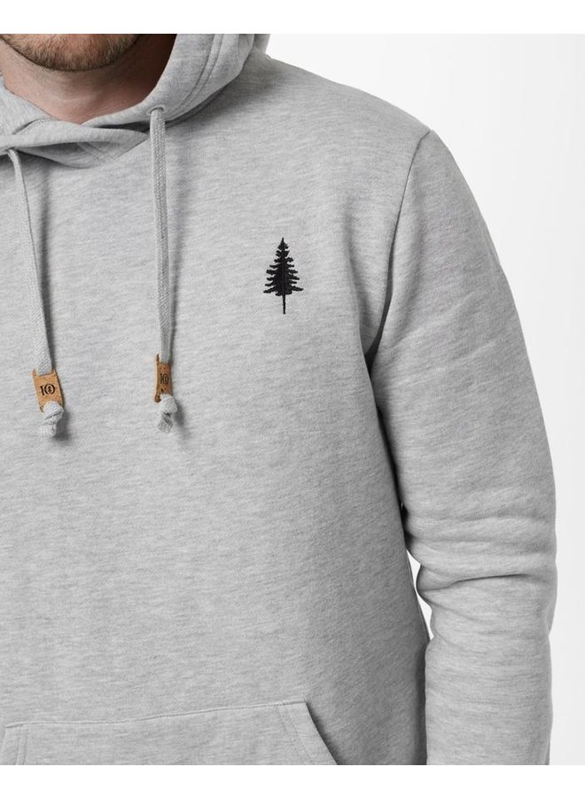 M TreeFleece Golden Spruce Hoodie - Grey Heather