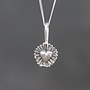Shining Heart Pendant/Sterling Silver