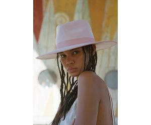 Lack of Color - stardust rancher - dusty pink fedora Lack of Color- Stardust Rancher Pink main image 4