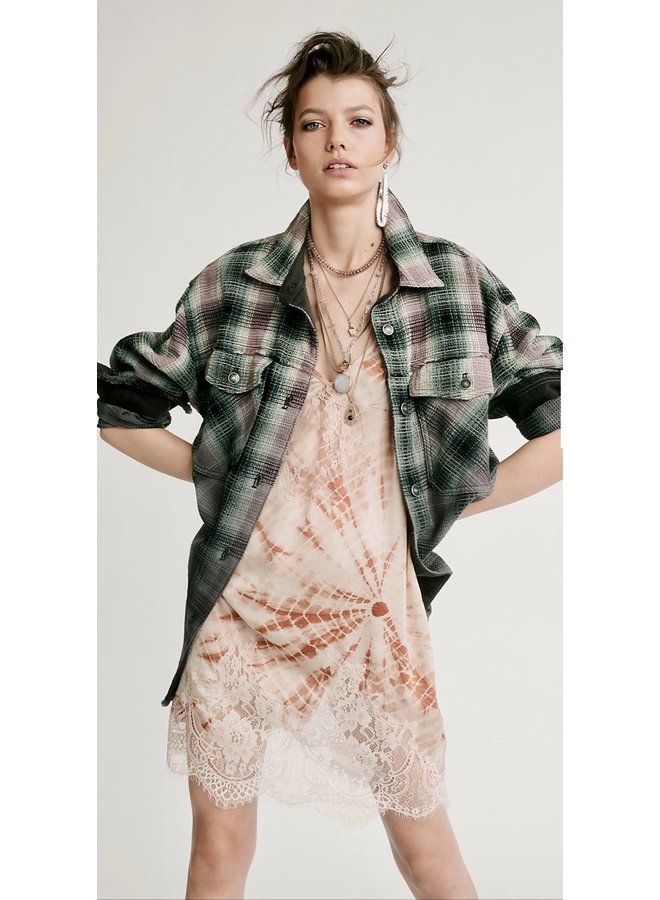 free people plaid shirt jacket