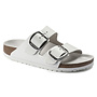Arizona Big Buckle White Leather