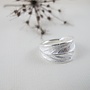 Willow Leaf Imprinted Ring