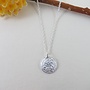 Uniform Button Imprinted Necklace