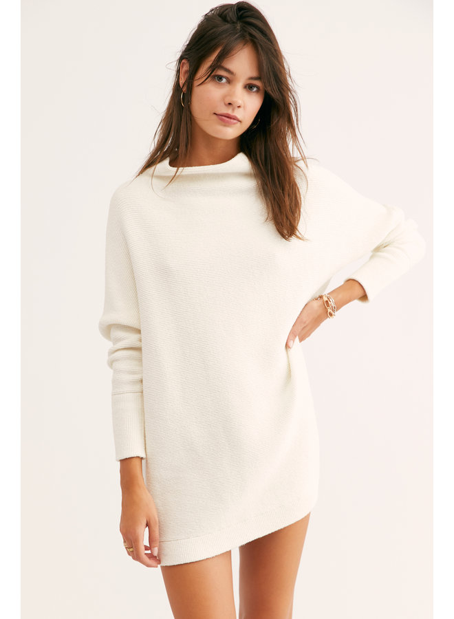 OPTIC WHITE Ottoman Slouchy Tunic