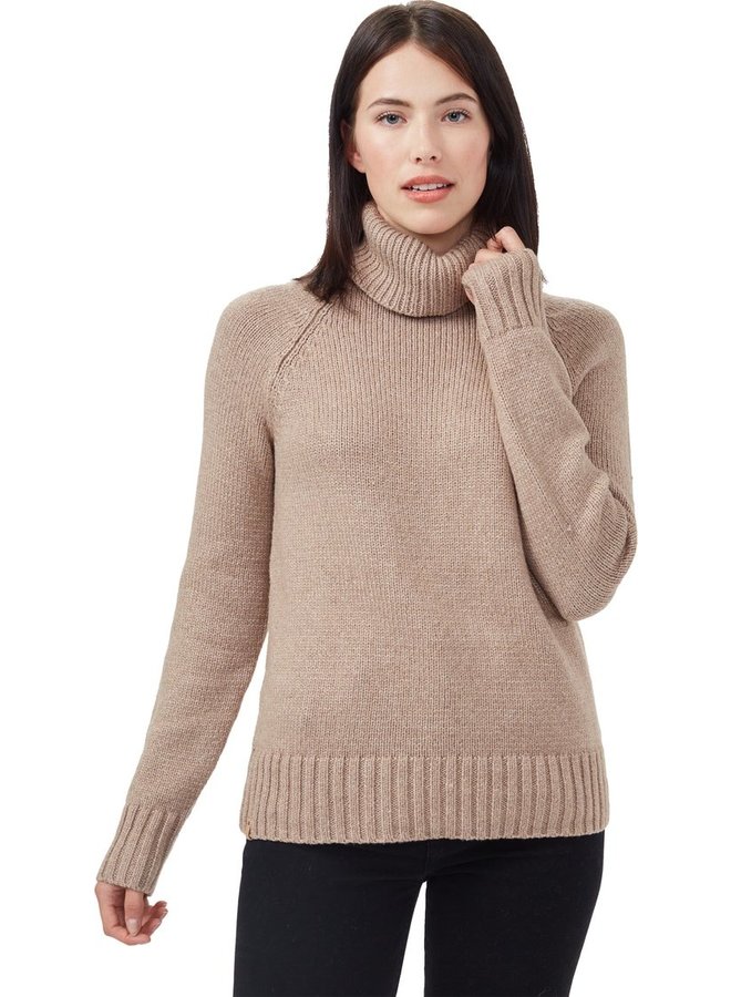 Women's highline Wool T-neck Sweater