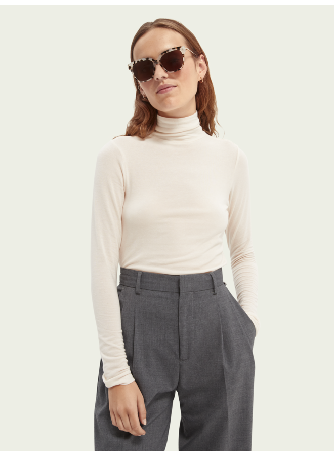 Long Sleeve Tencel turtleneck