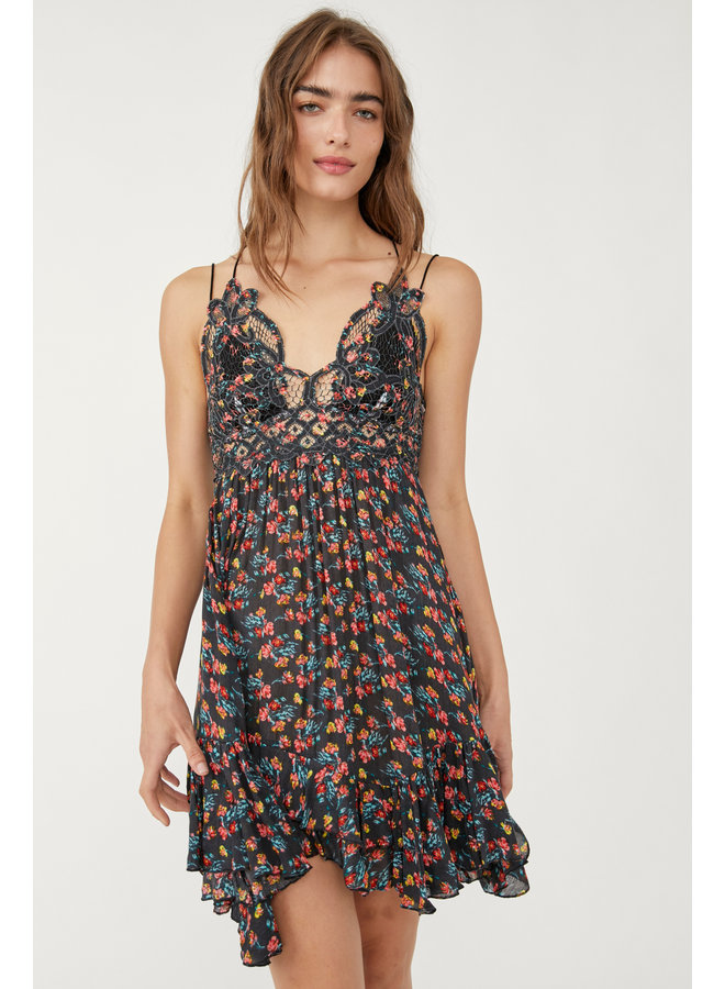 Free People Adella Printed Mini slip